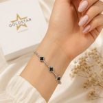دستبند فول نگین ونکلیف