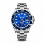 ساعت مچی مردانه طرح رولکس سابمارینر (Rolex Submariner Date) | قاب و بند استیل با زه چرخشی و ذرهبین تاریخ