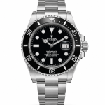 ساعت مچی مردانه طرح رولکس سابمارینر (Rolex Submariner Date) | قاب و بند استیل با زه چرخشی مشکی